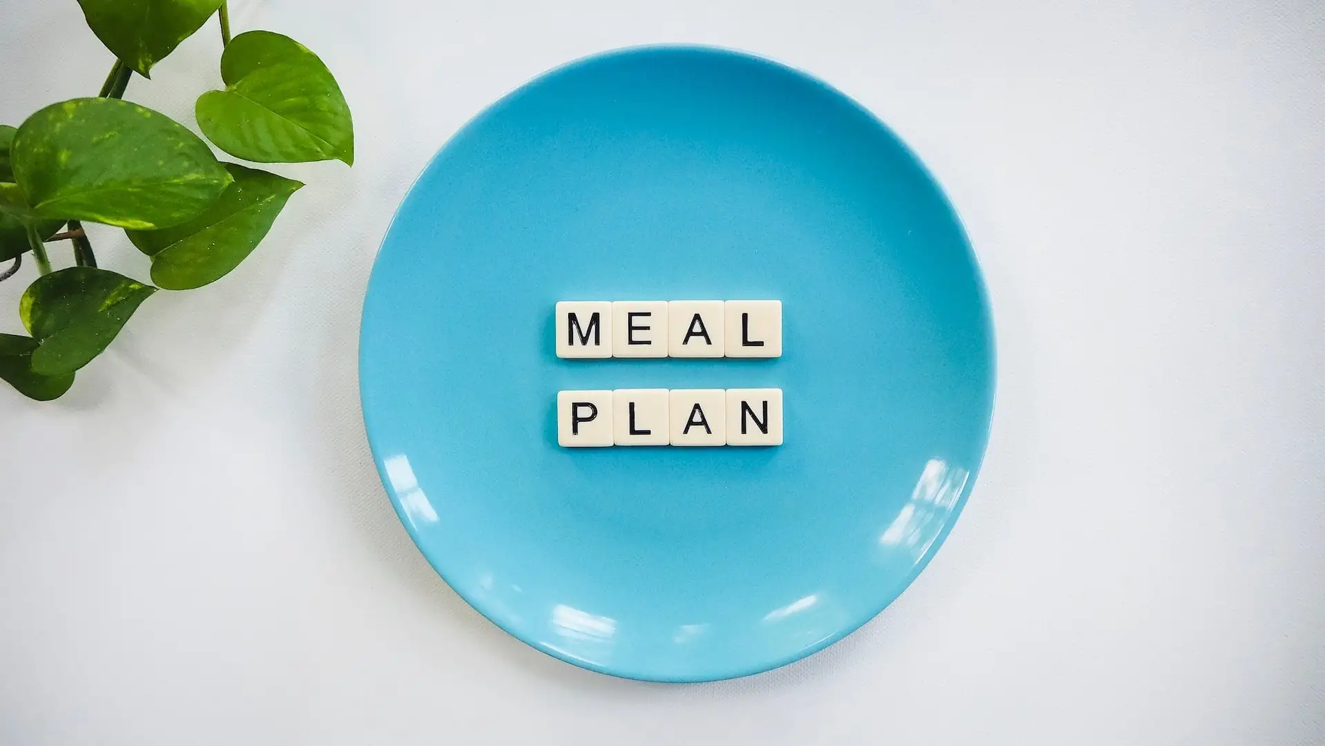 Diet Plan on plate